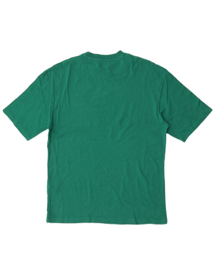 Camiseta masculina regular Jack & Jones algodão verde médio
