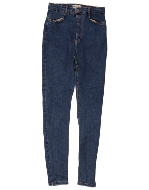 Zara Jeans Skinny Feminino EU 40 Médio W30 L29 Azul