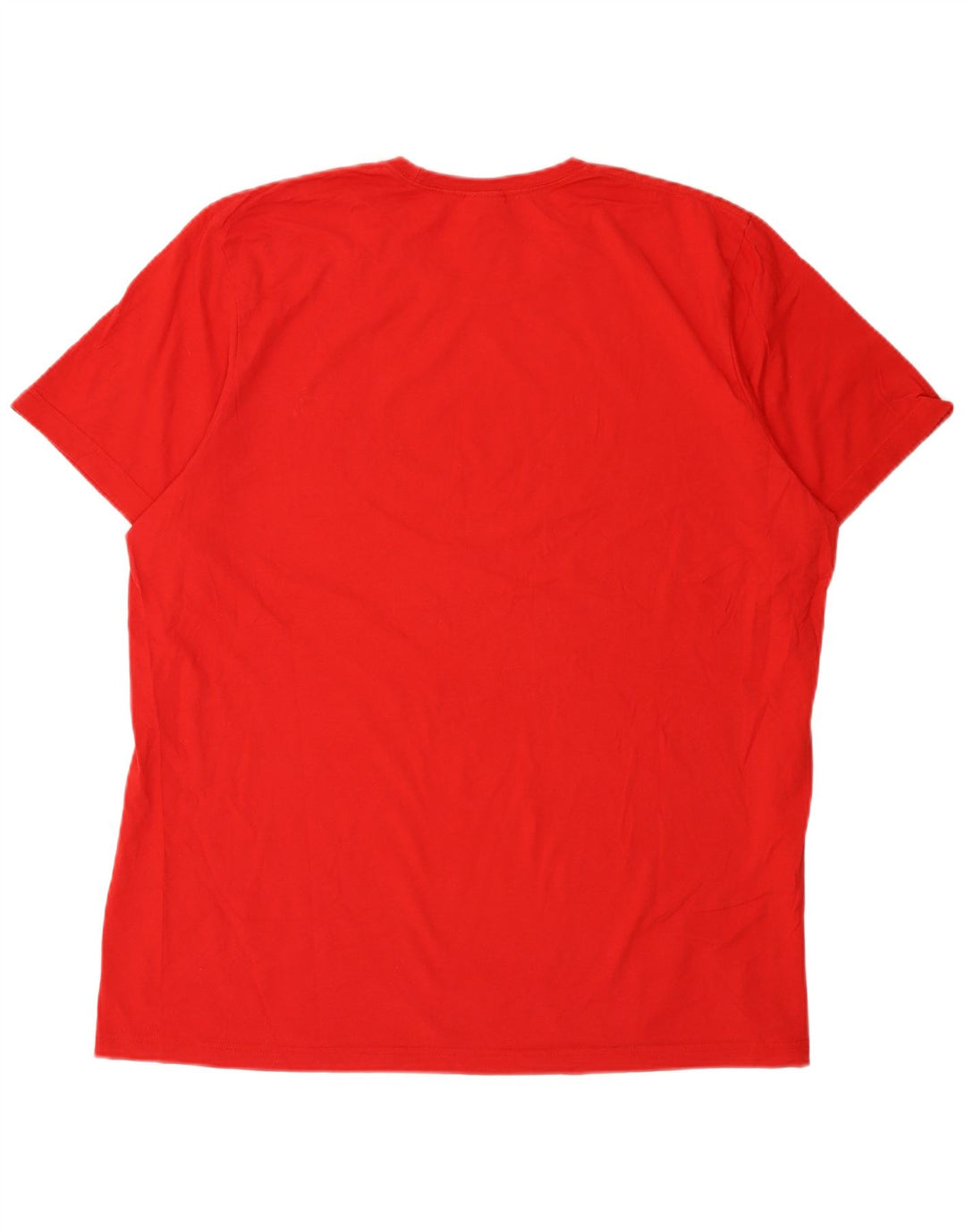 Adidas Mens Graphic T-Shirt Top 2XL Algodão Vermelho