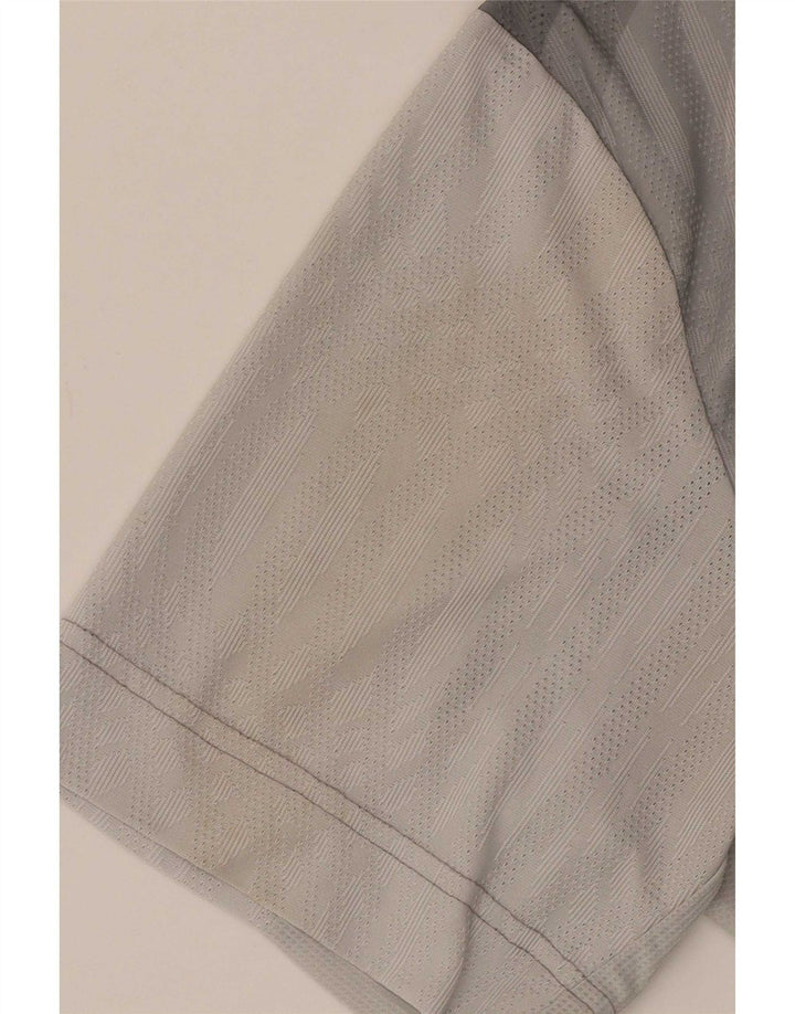 Adidas Camiseta Masculina Top Grande Cinza Tie Dye Poliéster