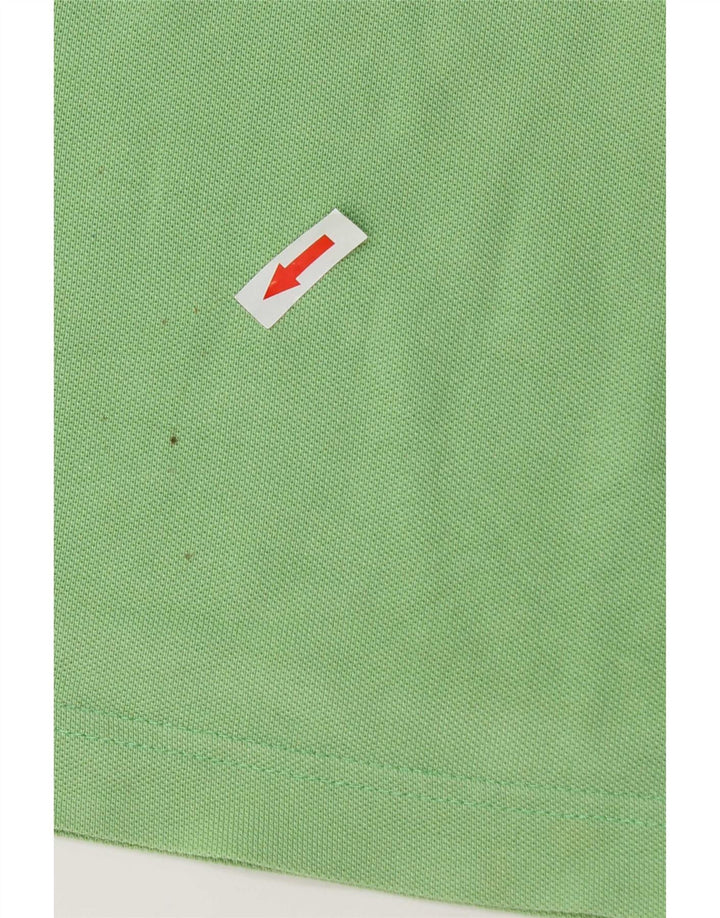 Camisa polo masculina Kappa algodão verde médio