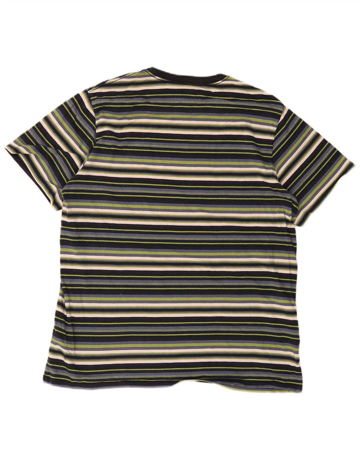 Camiseta masculina padrão LEVI'S Top XL de algodão listrado multicolorido