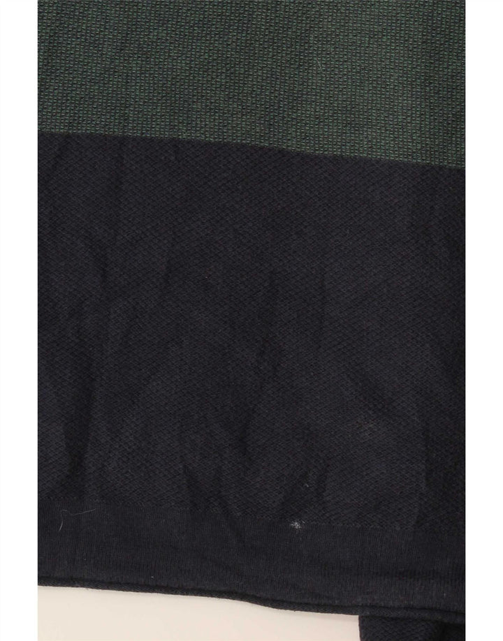 Jack & Jones Camiseta masculina de manga comprida grande algodão listrado multicolorido