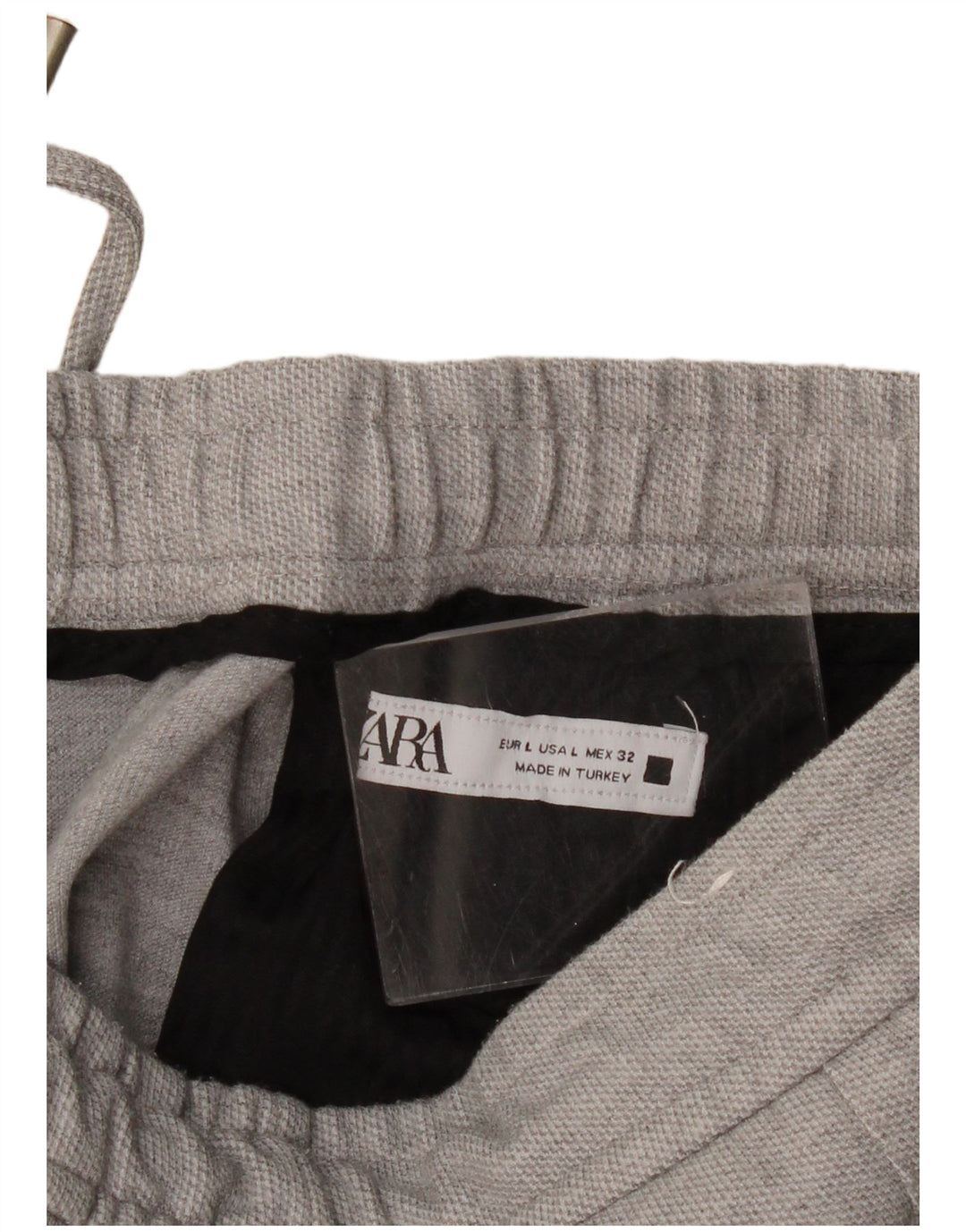 Zara Shorts esportivos masculinos grandes cinza