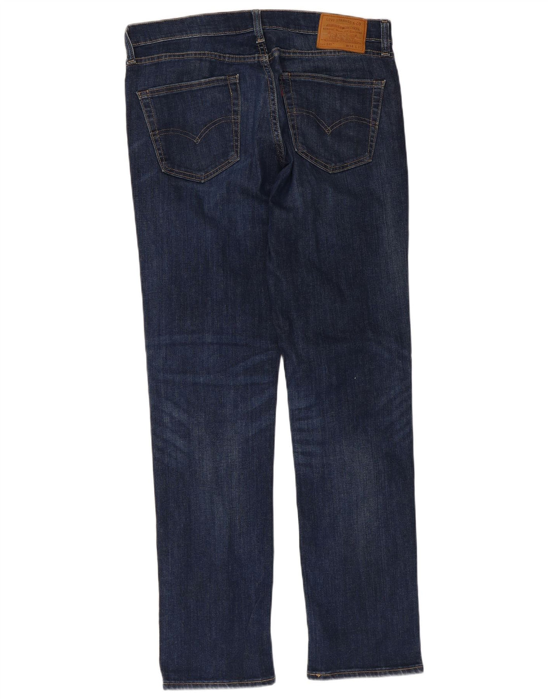 Calça jeans feminina Levi's 511 Slim W34 L32 azul algodão