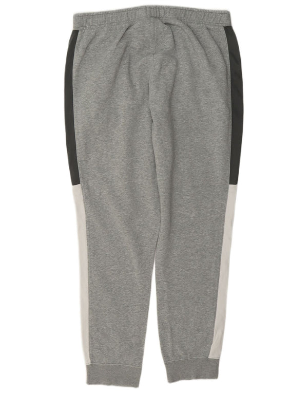 Calça esportiva masculina Nike Graphic Joggers grande cinza colorblock algodão