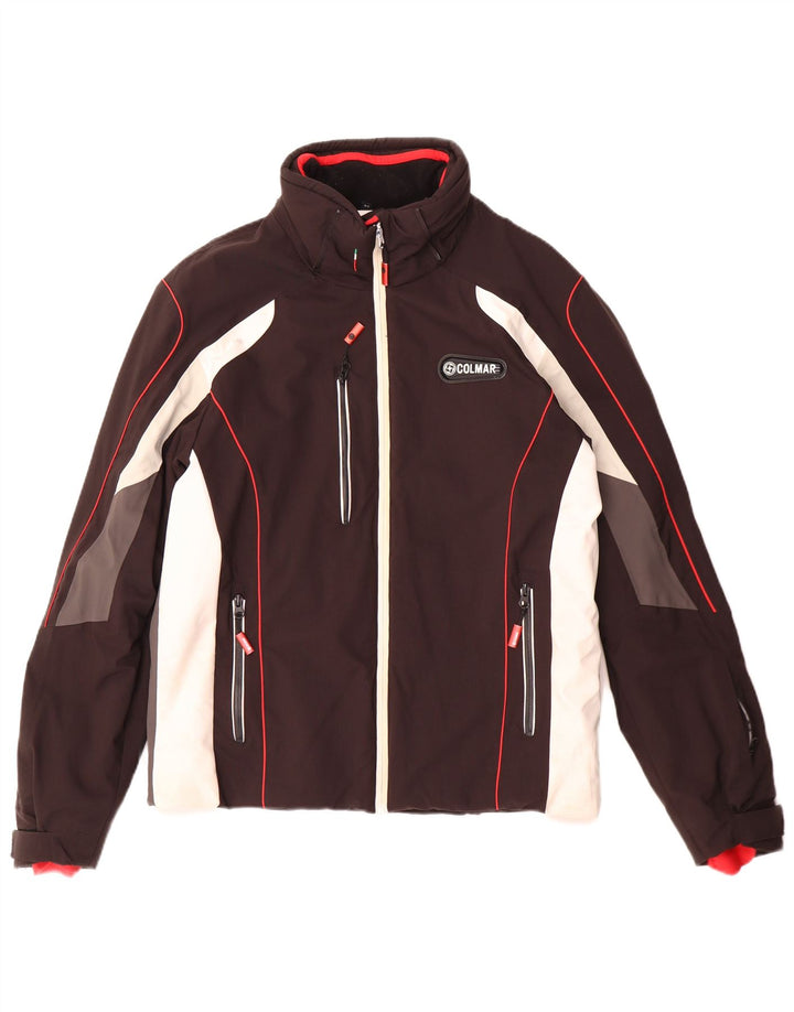 Jaqueta de esqui masculina Colmar IT 48 poliamida colorblock preta média