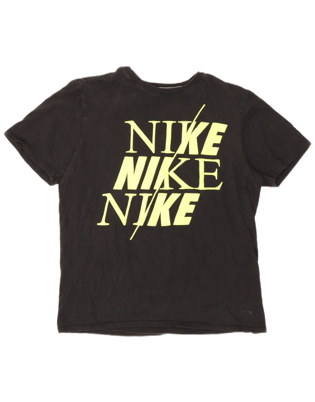 Camiseta Nike Feminina Athletic Cut Graphic Top UK 14 Médio Preto