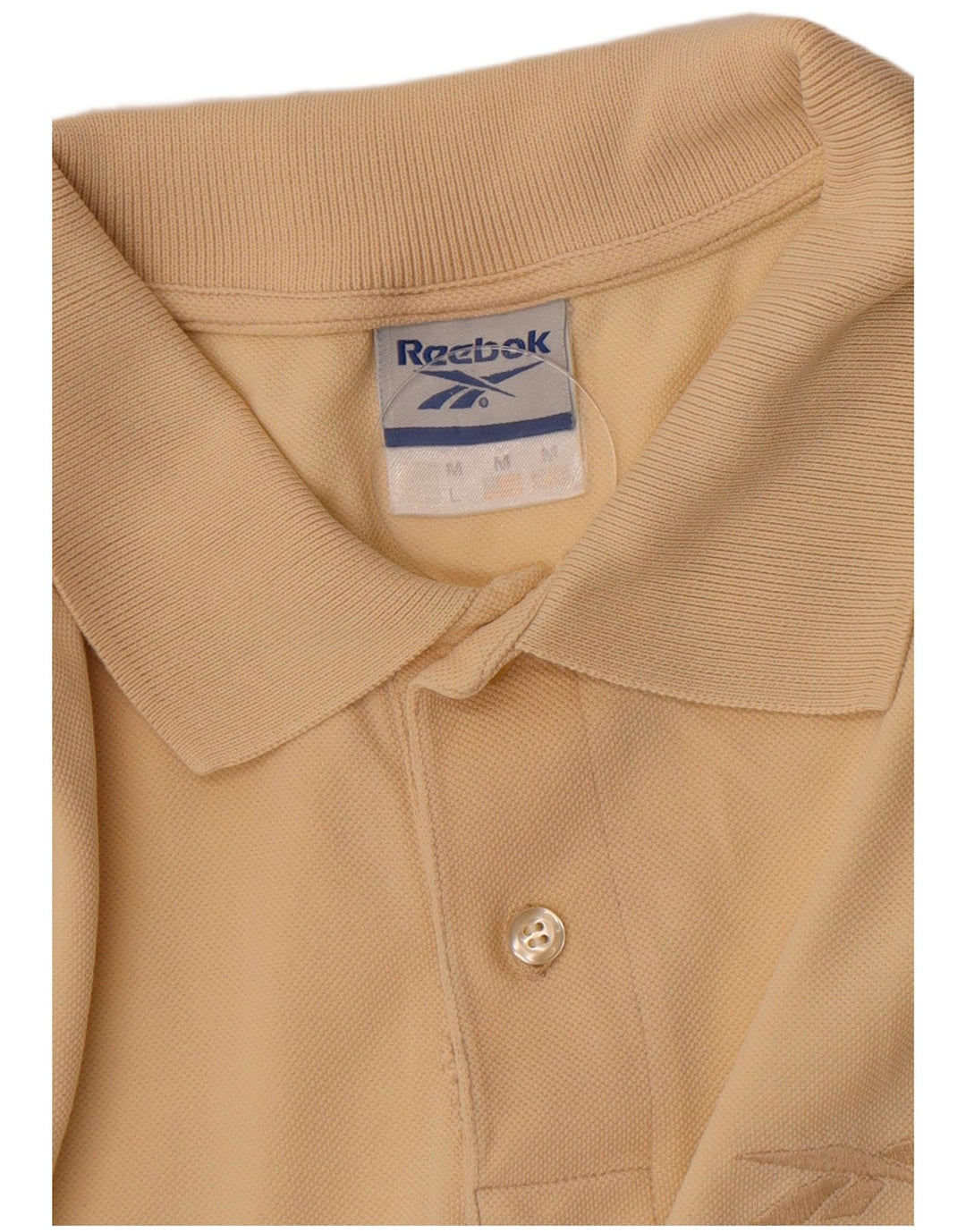 Polo Reebok Masculino Médio Bege