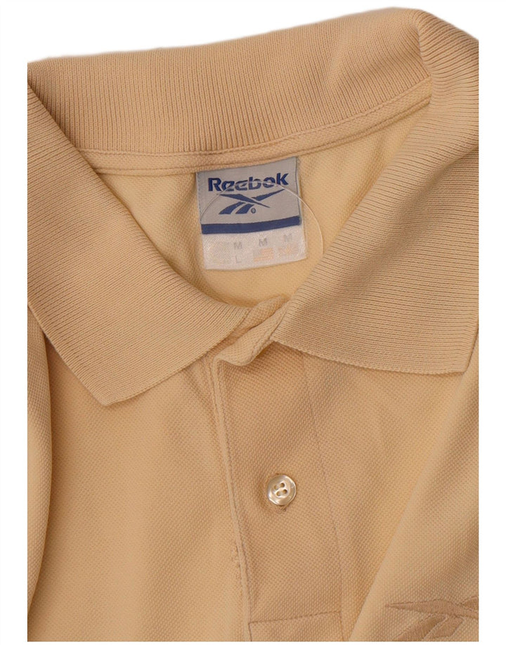 Polo Reebok Masculino Médio Bege