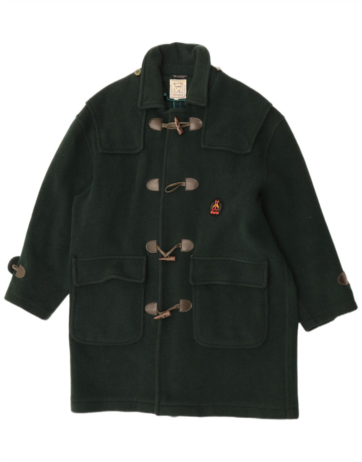 Casaco Duffle Masculino Vintage UK 44 2XL Verde