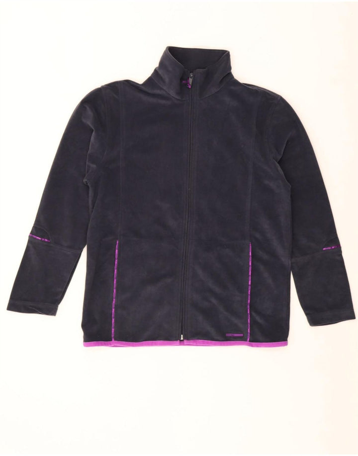Lotto Womens Treino Oversized Top Jacket UK 10 Poliéster Roxo Pequeno