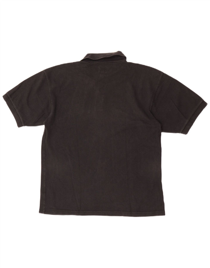 Camisa polo masculina Levi's grande de algodão preto