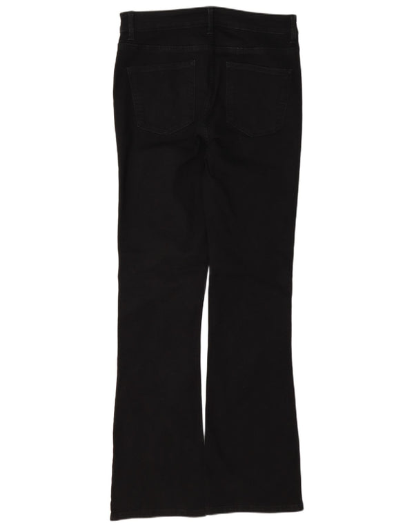 Marks & Spencer Feminino The Eva Bootcut Jeans Reino Unido 12 Médio W32 L32 Preto