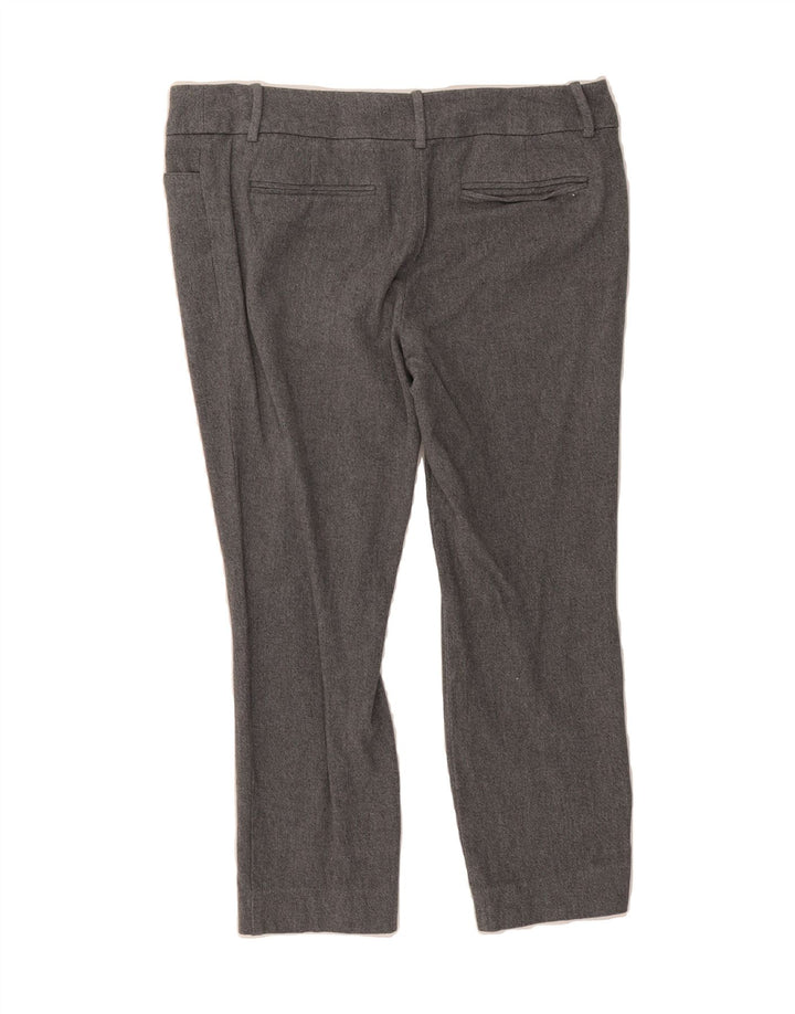 MOSSIMO Womens Slim Casual Trousers US 12 Large W34 L23 Grey Cotton Vintage Mossimo and Second-Hand Mossimo from Messina Hembry 