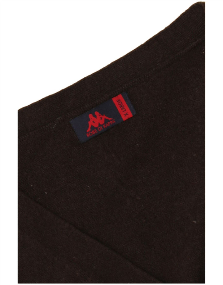 Suéter Cardigan Masculino Kappa XL Marrom