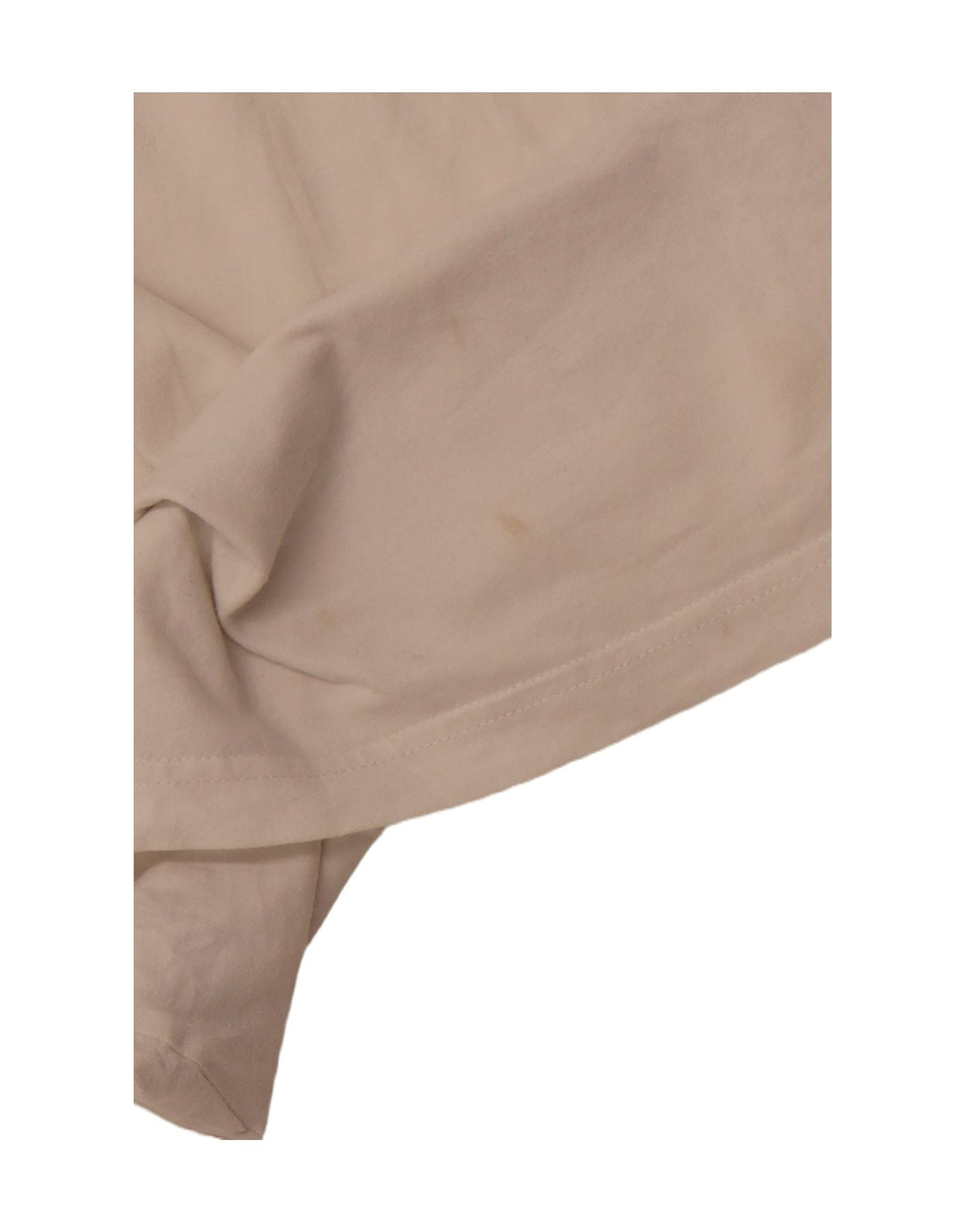 ADIDAS Mens Camiseta Top Pequeno Off White Algodão