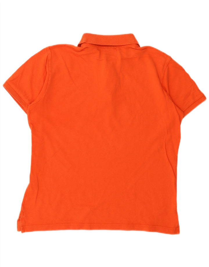 Camisa polo masculina North Sails algodão laranja médio