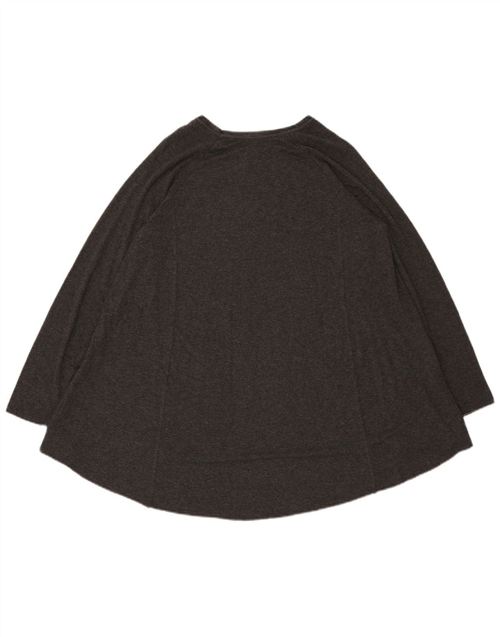 Zara Túnica Oversized Feminina UK 16 Grande Cinza