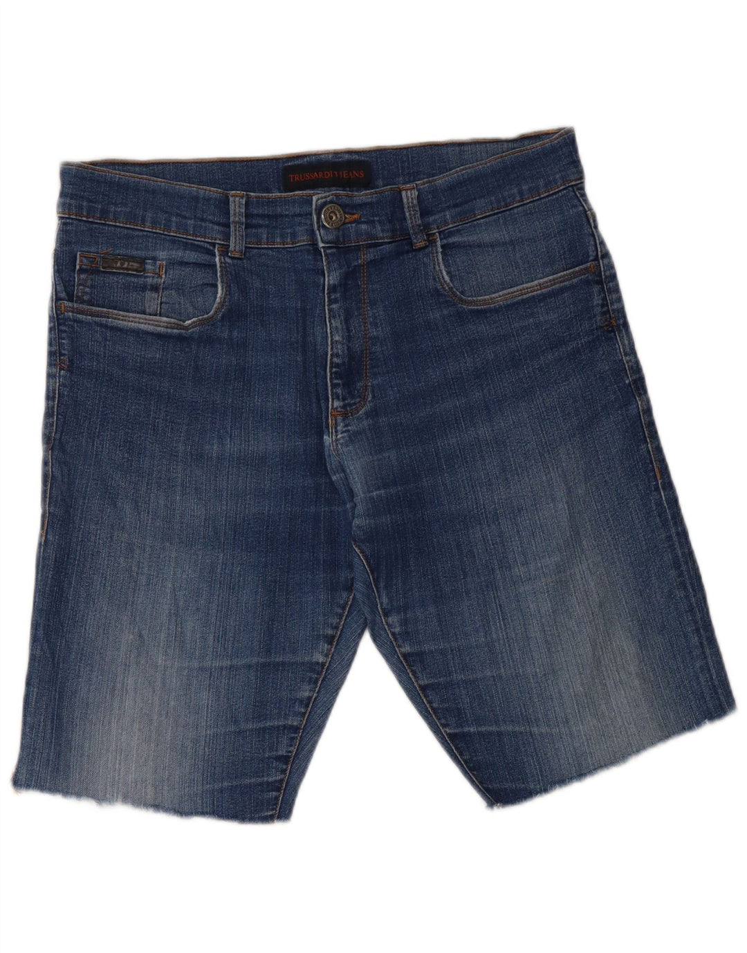 Shorts jeans masculino TRUSSARDI W33 azul médio