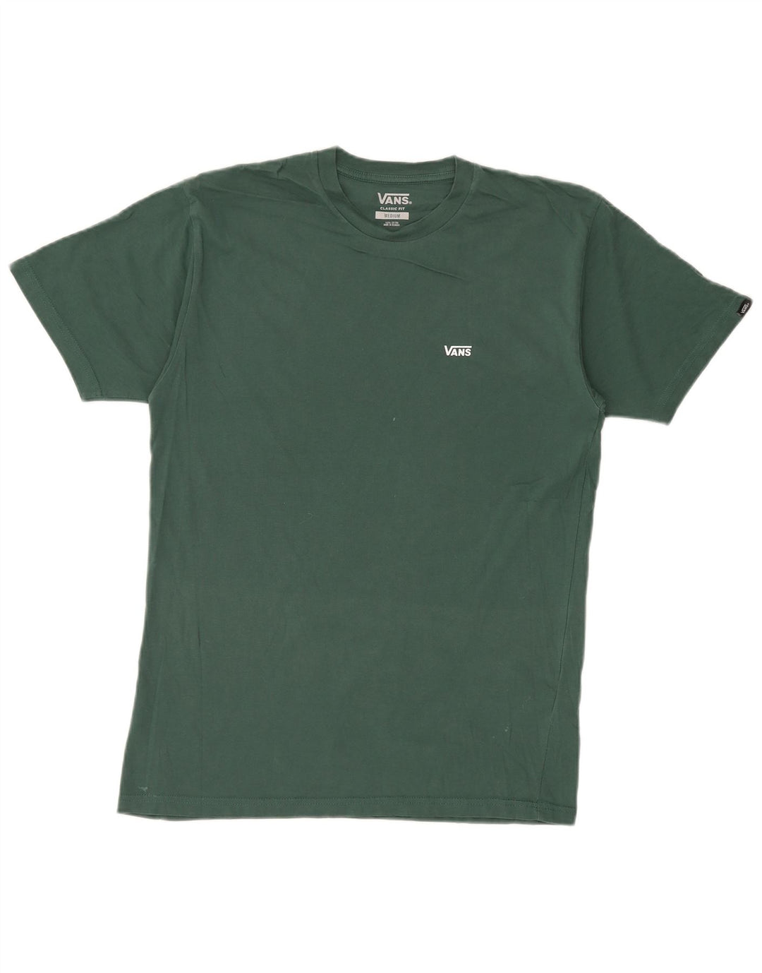 Camiseta VANS Masculina Classic Fit Top Médio Algodão Verde