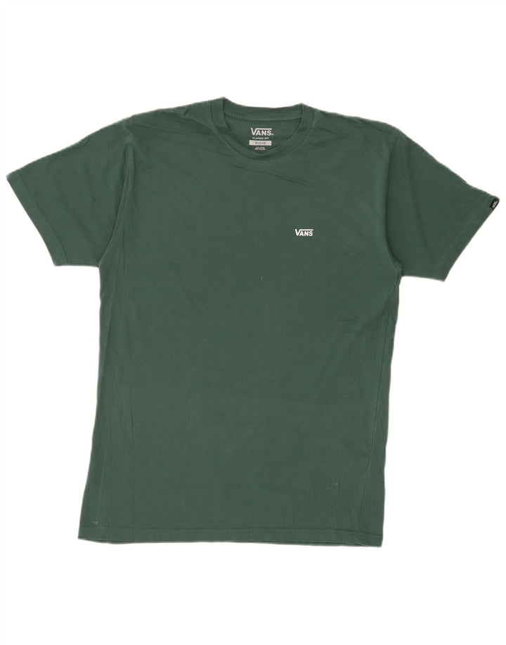 Camiseta VANS Masculina Classic Fit Top Médio Algodão Verde