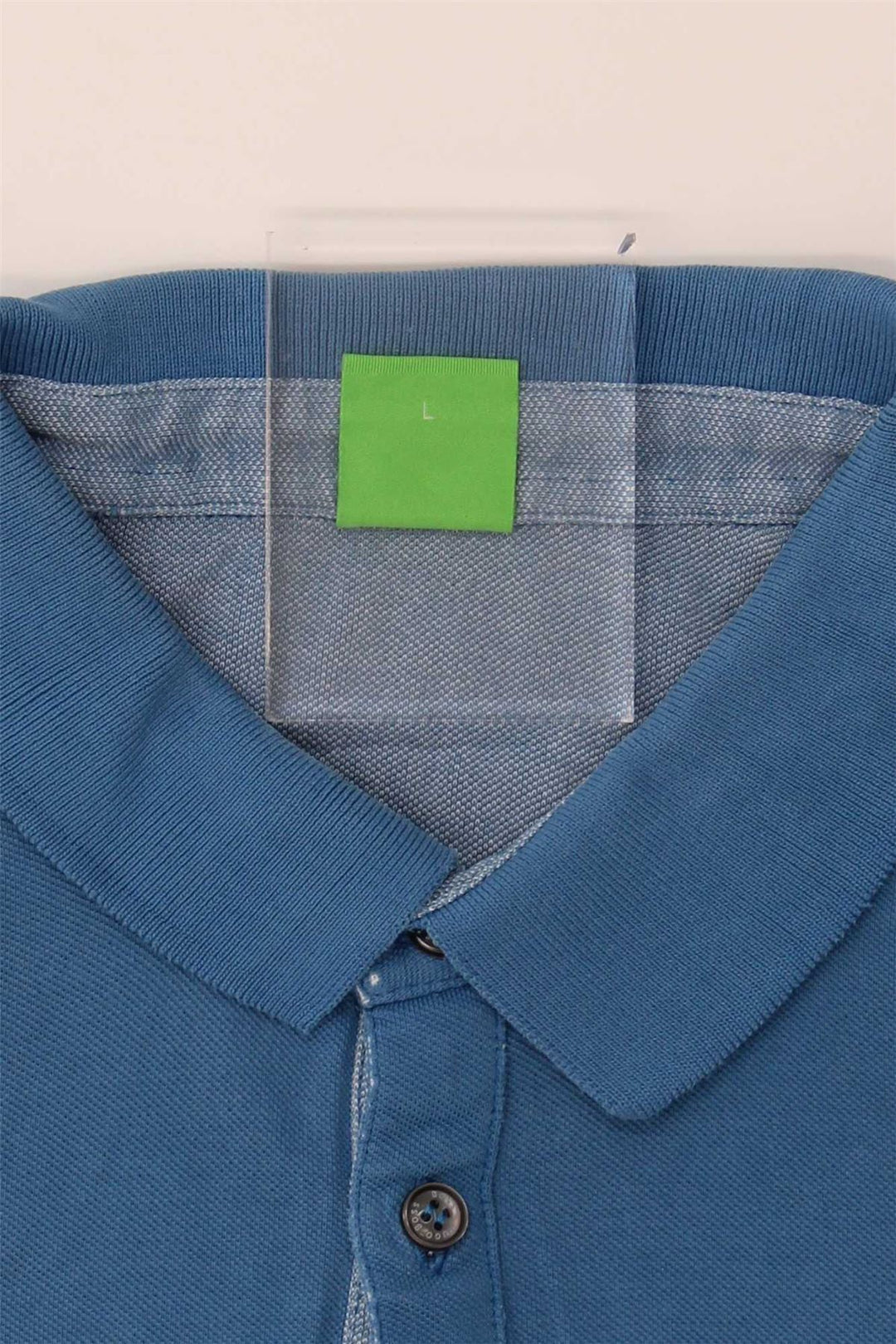 Camisa pólo masculina HUGO BOSS grande azul