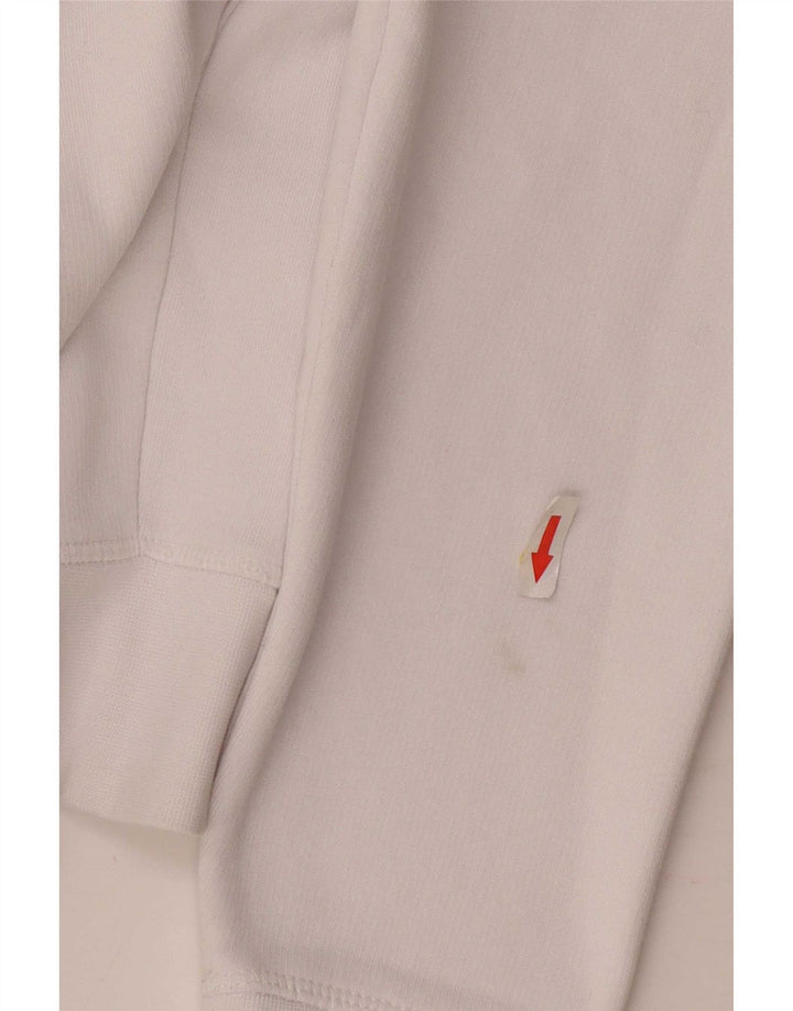 Tommy Hilfiger moletom com capuz gráfico masculino médio algodão branco
