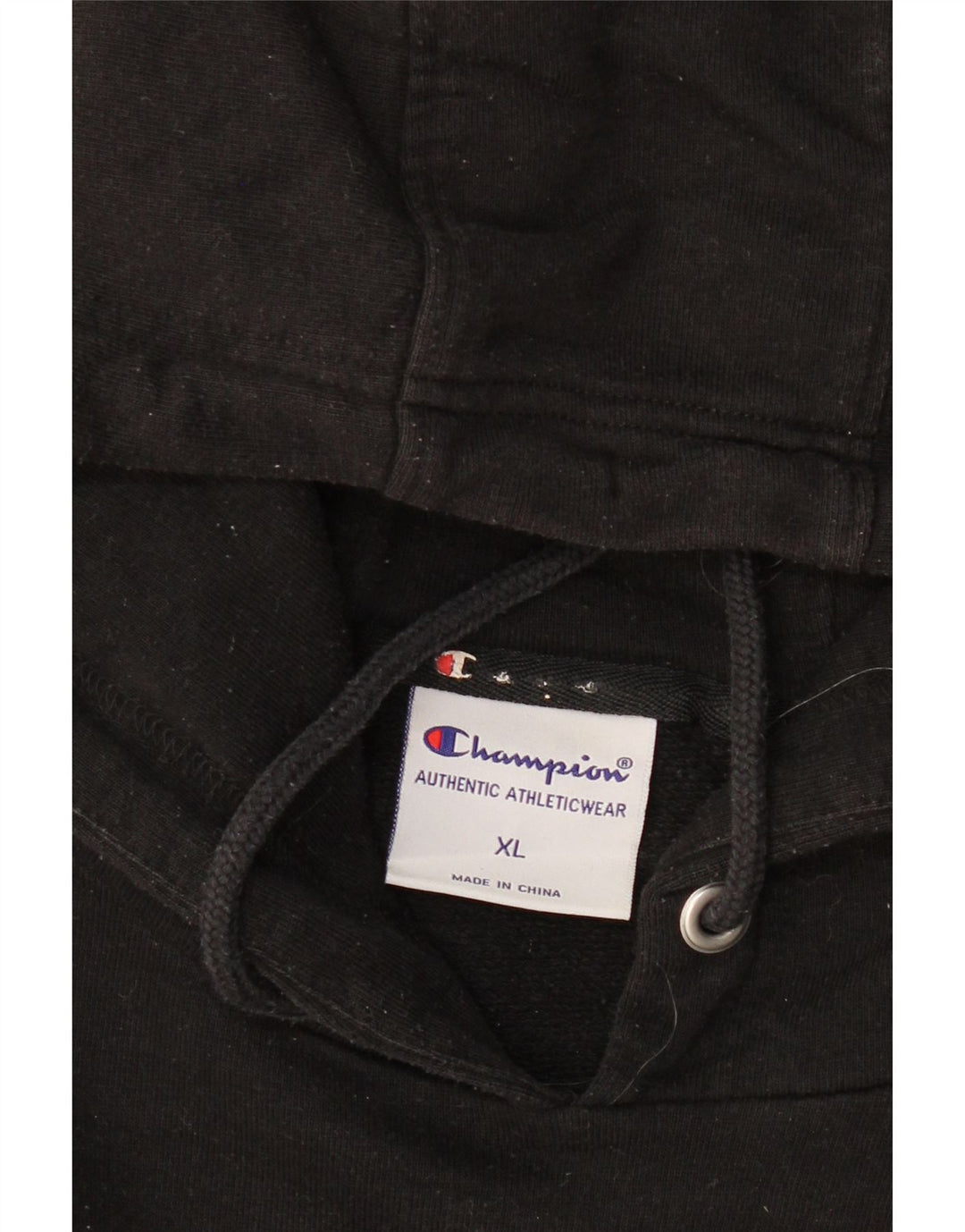 CHAMPION Suéter masculino com capuz XL algodão preto