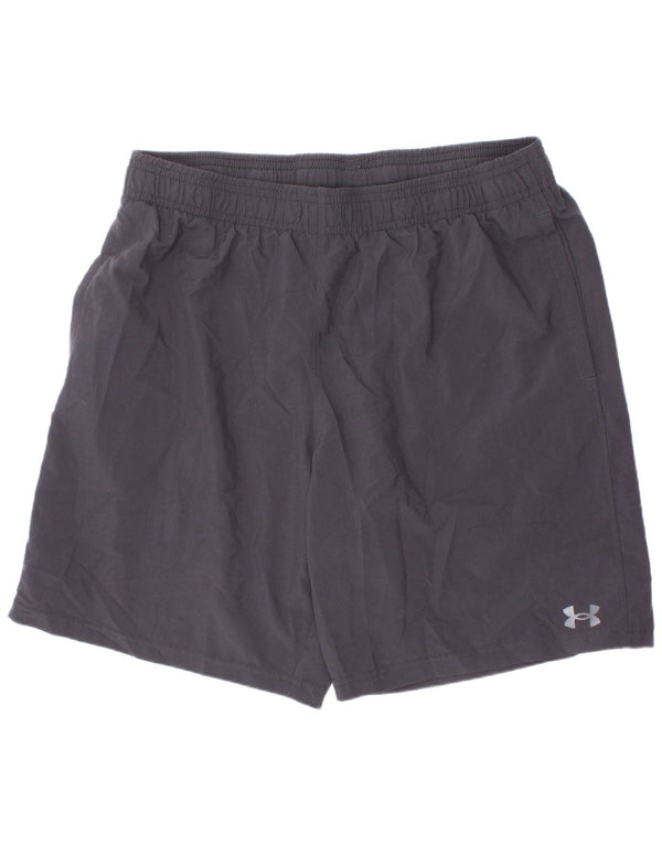 Shorts esportivos masculinos Under Armour 13-14 anos XL preto