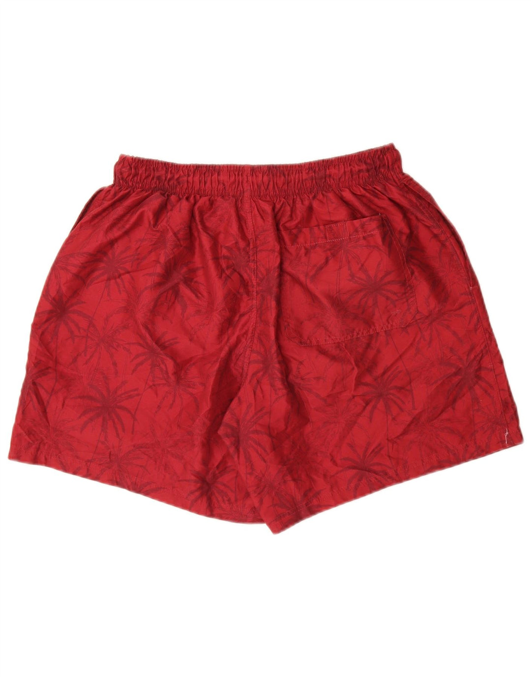 Shorts de natação masculino Mountain Warehouse poliéster floral vermelho médio