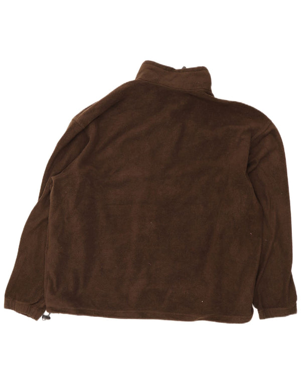 Jaqueta de lã masculina Columbia UK 44 2XL poliéster marrom