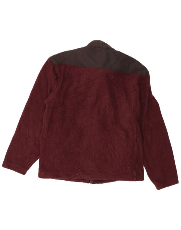 Jaqueta masculina de lã Champion UK 40 grande poliéster colorblock marrom