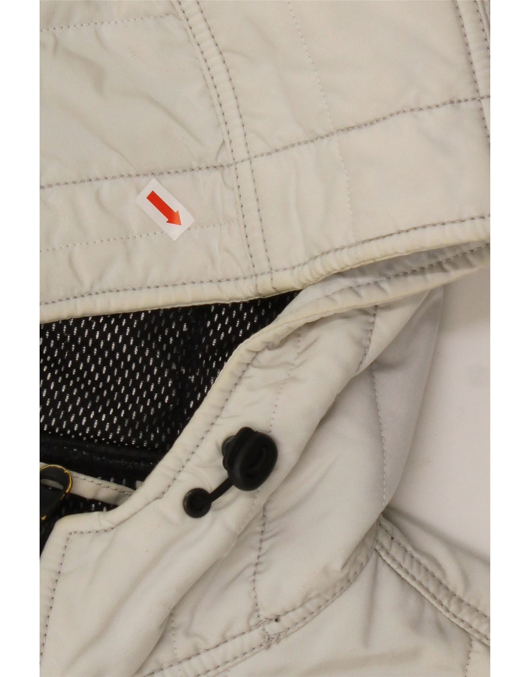 Jaqueta bomber feminina com capuz REFRIGIWEAR UK 14 médio branco poliamida