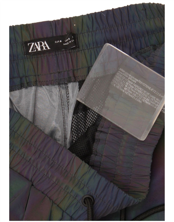 Calça esportiva masculina Zara Cargo Joggers pequeno bloco colorido multicolorido