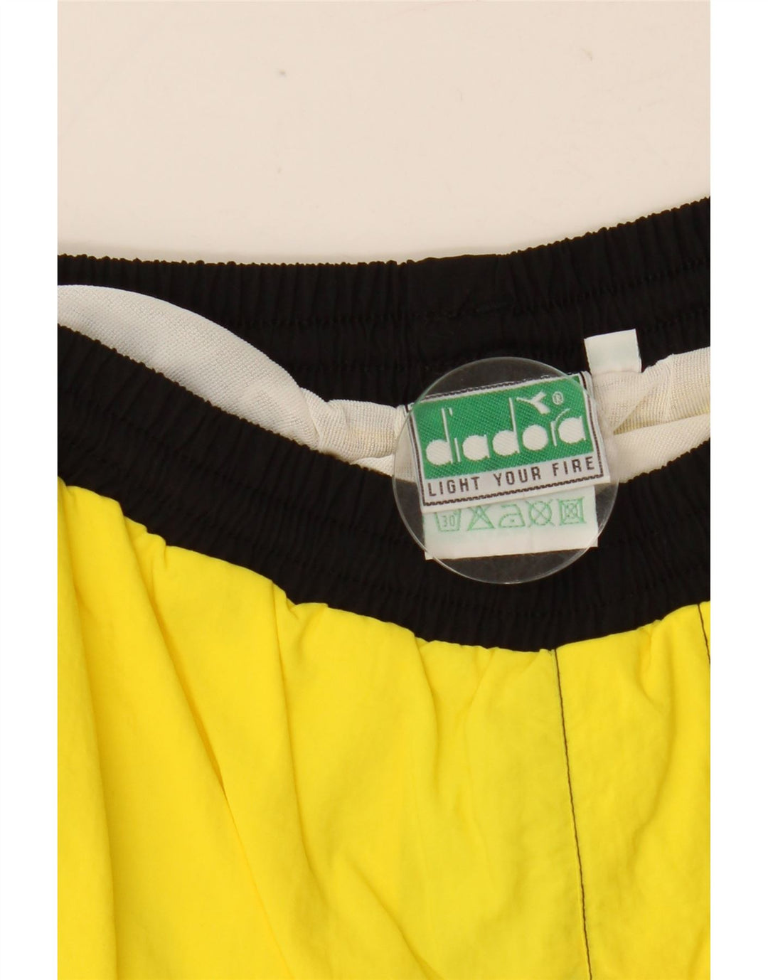 Shorts de natação masculino DIADORA grande amarelo colorblock poliamida