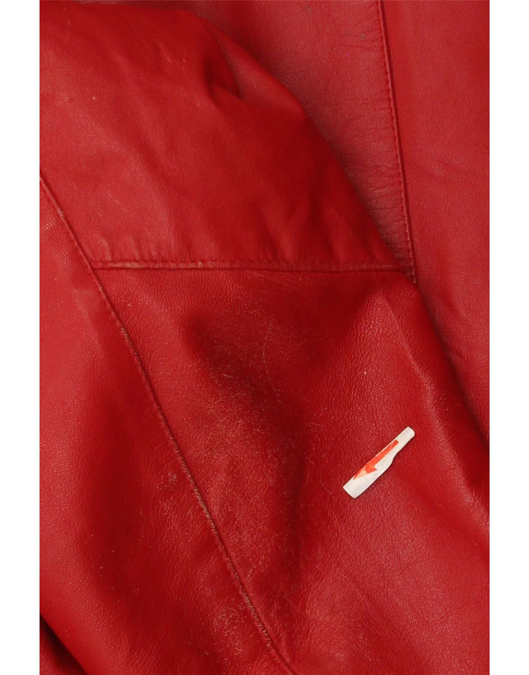 Jaqueta feminina de couro Yuppie EU 40 vermelho médio