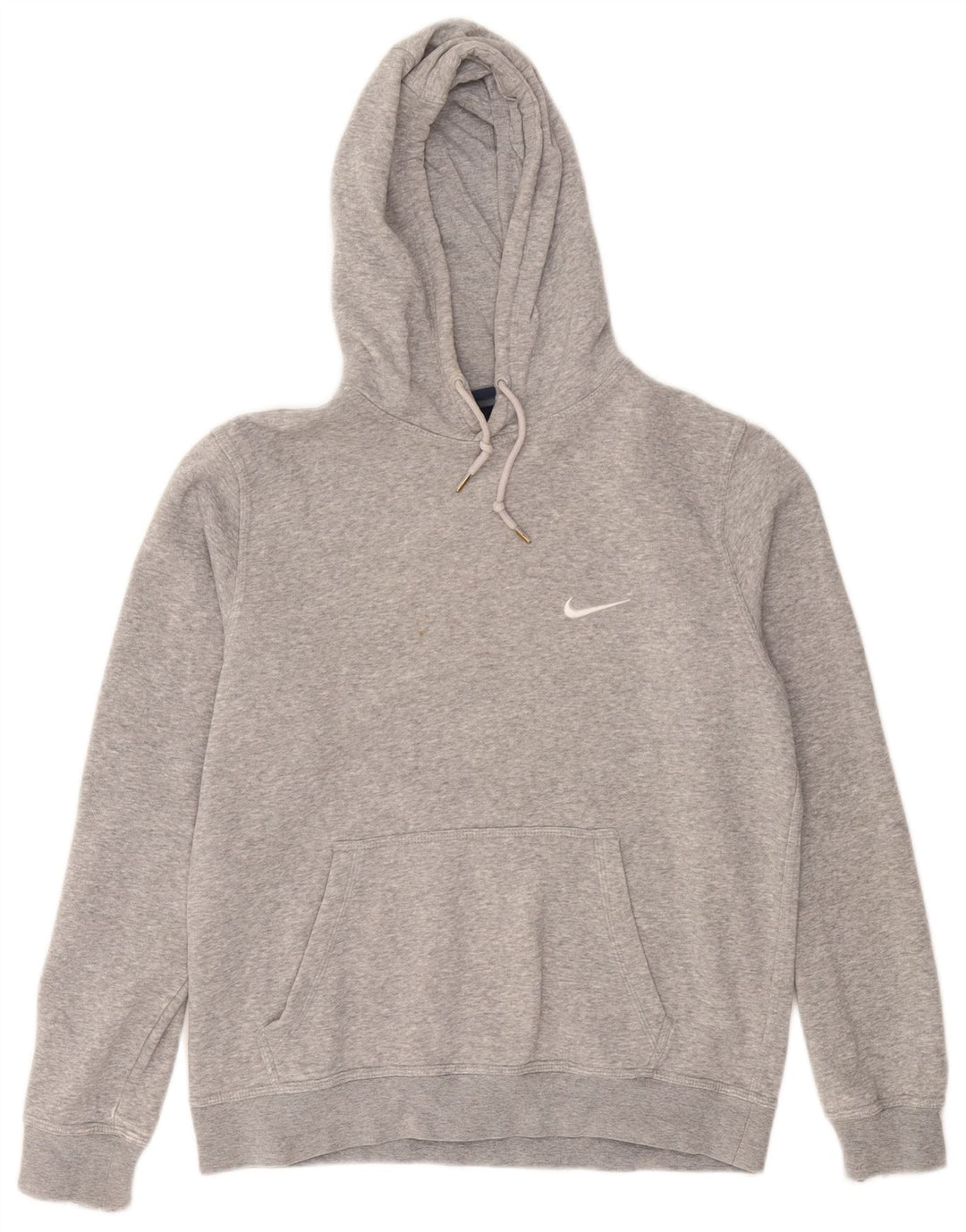 Nike Mens Hoodie Jumper Médio Algodão Cinza