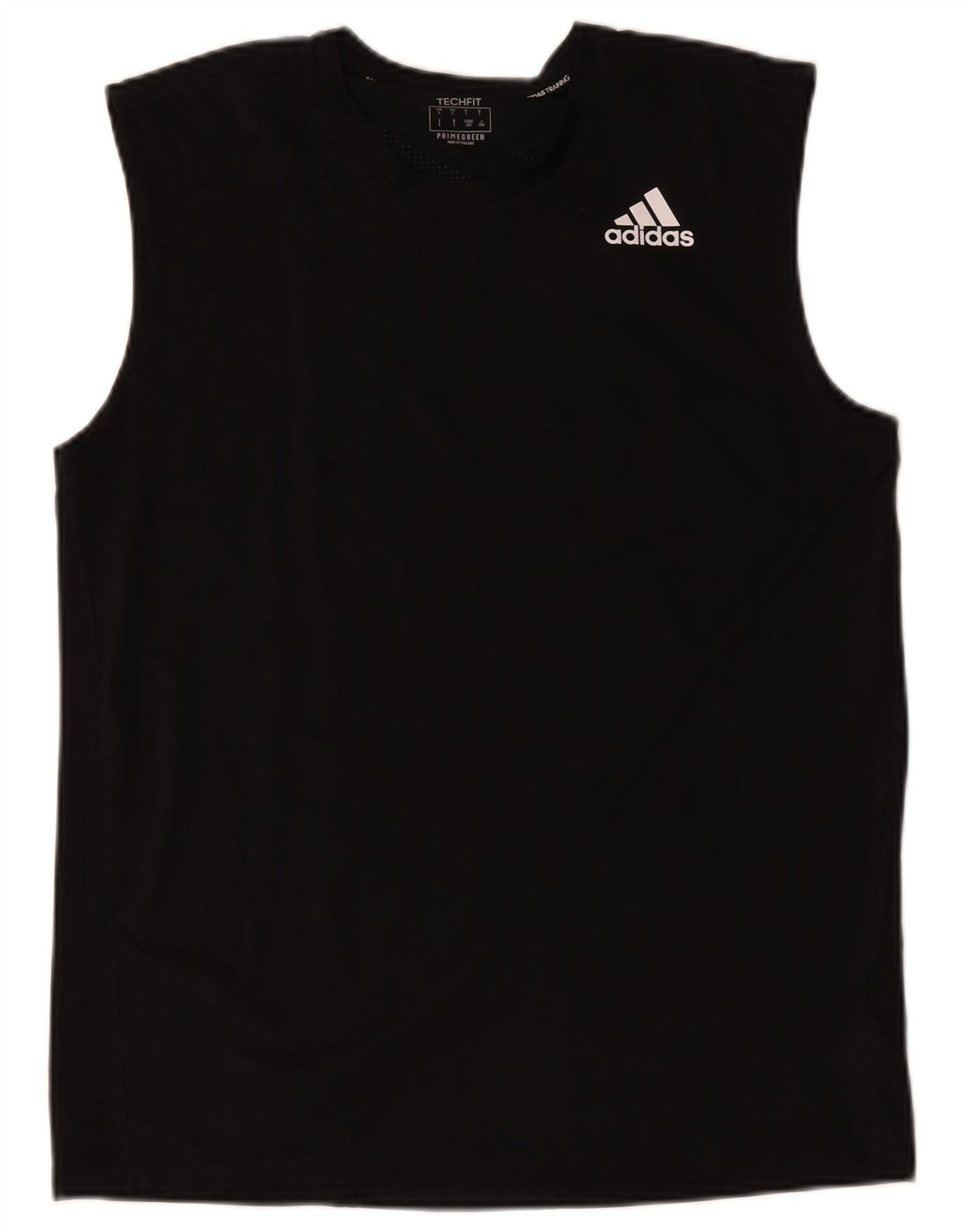 Adidas Mens Aeroready Colete Top Grande Poliéster Preto
