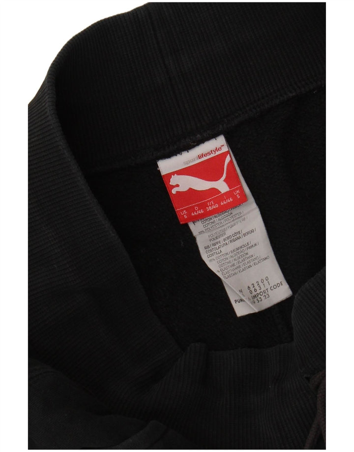 Calça de treino masculina PUMA joggers pequeno algodão preto