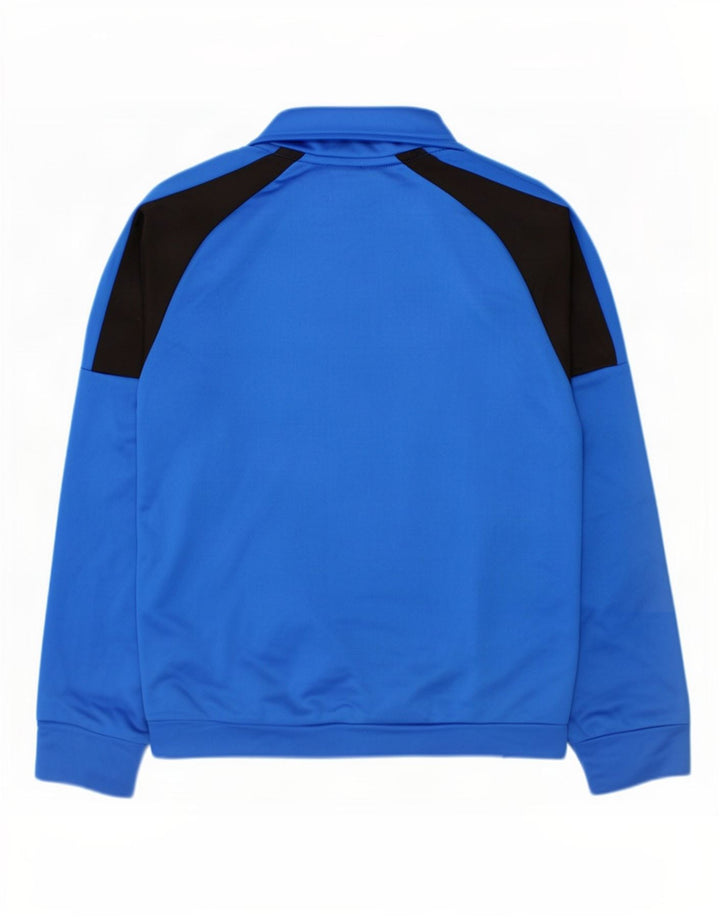 Jaqueta Puma Meninos Treino Top 9-10 Anos Azul Colorblock Poliéster