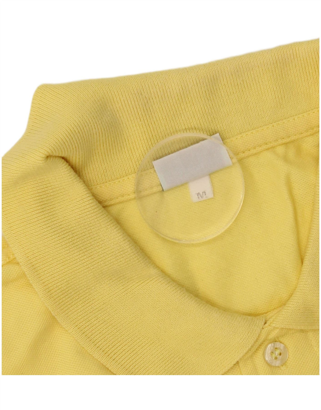 Camisa polo masculina Diadora médio algodão amarelo