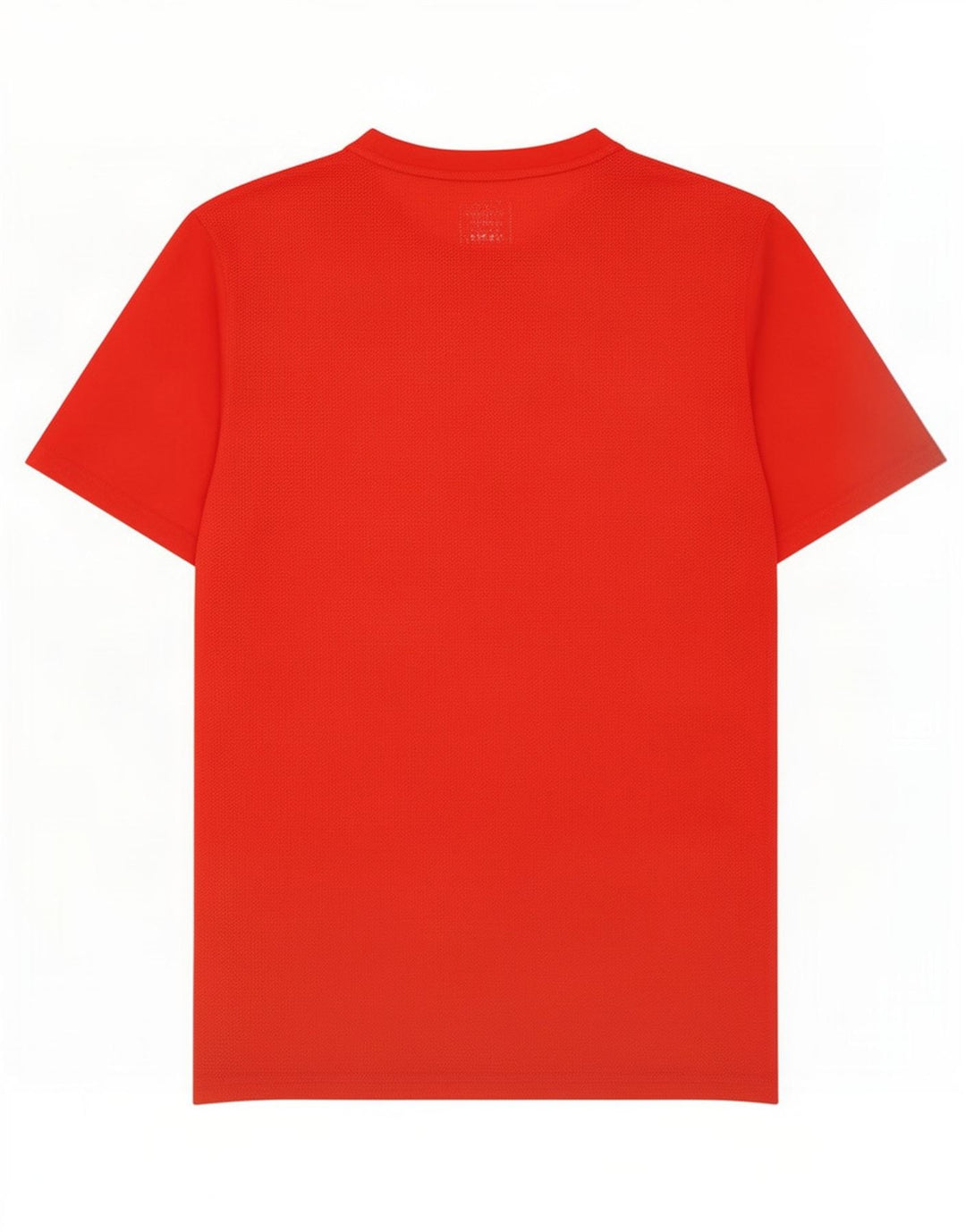 Camiseta masculina Puma grande poliéster colorblock vermelho