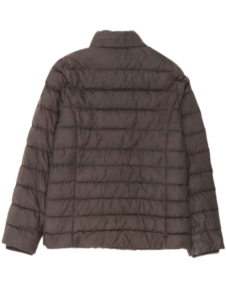 Jaqueta acolchoada feminina Tommy Hilfiger UK 14 poliéster preto médio