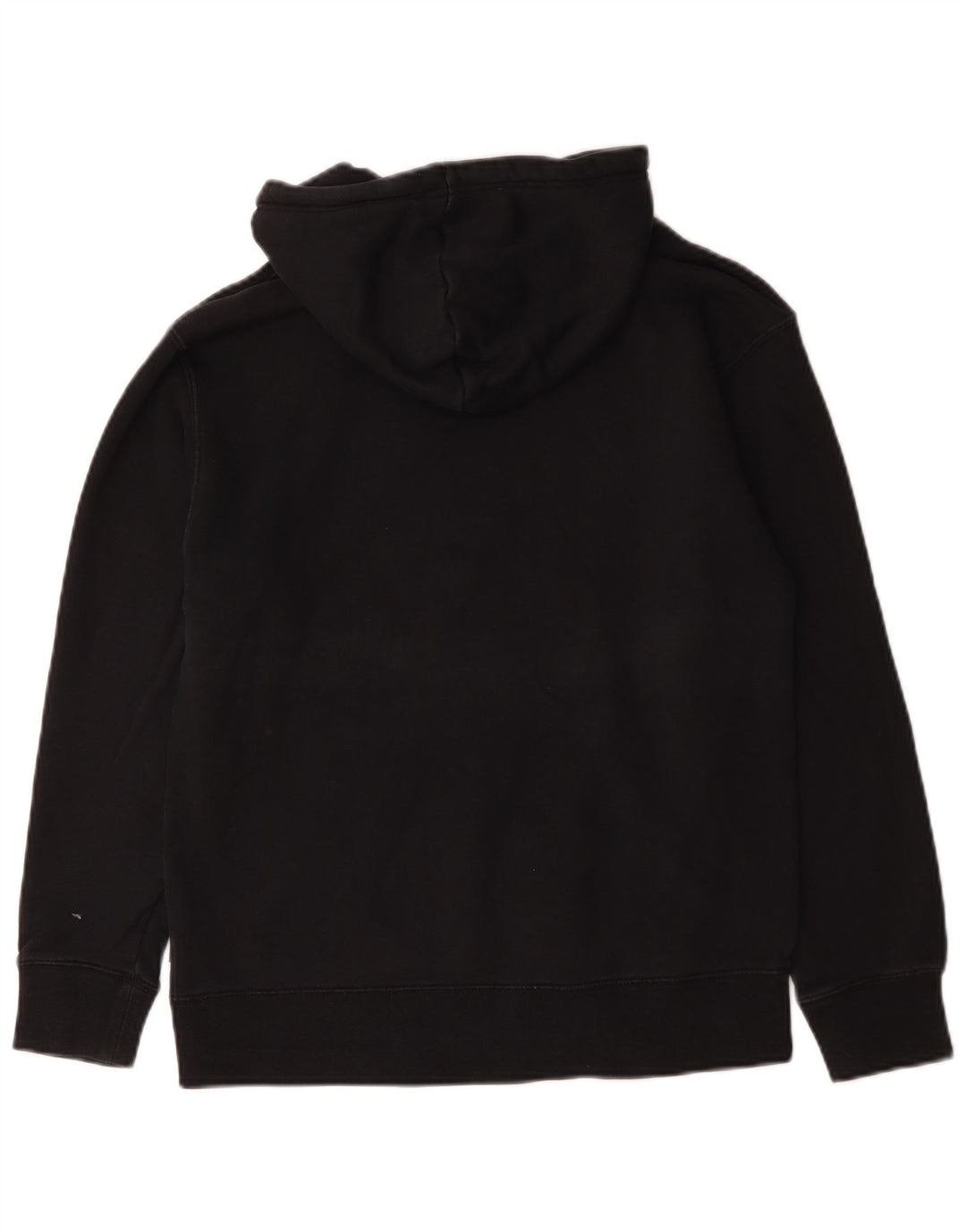 Jumper com capuz gráfico masculino Nike pequeno algodão preto