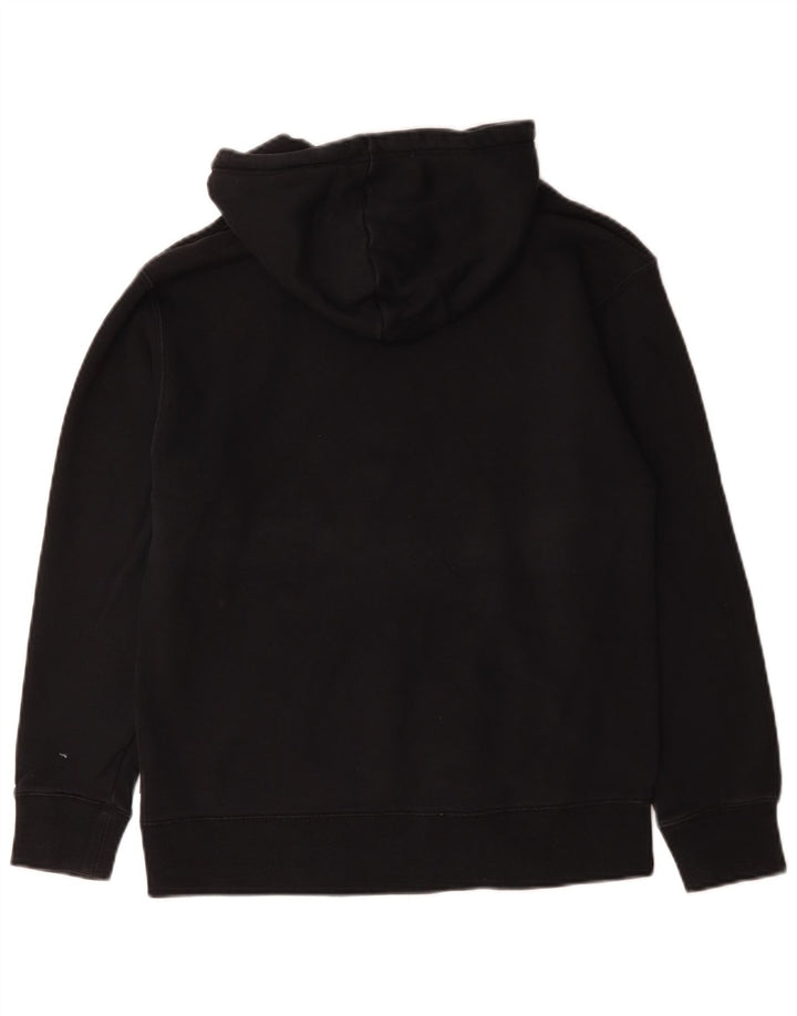 Jumper com capuz gráfico masculino Nike pequeno algodão preto