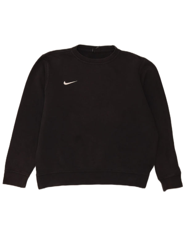 Nike moletom masculino jumper grande algodão preto