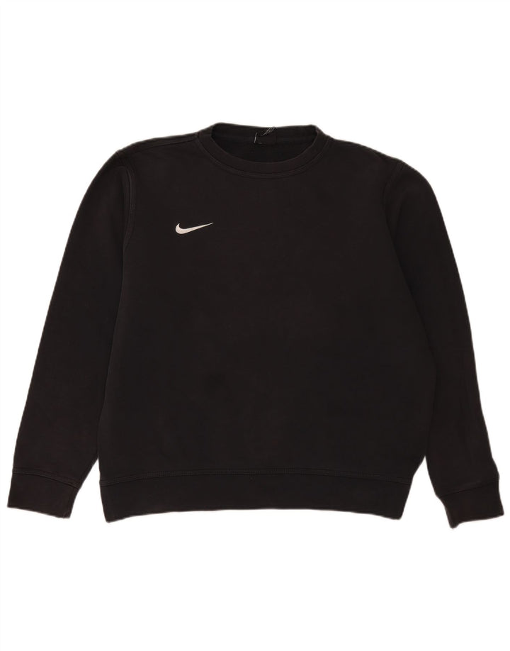 Nike moletom masculino jumper grande algodão preto