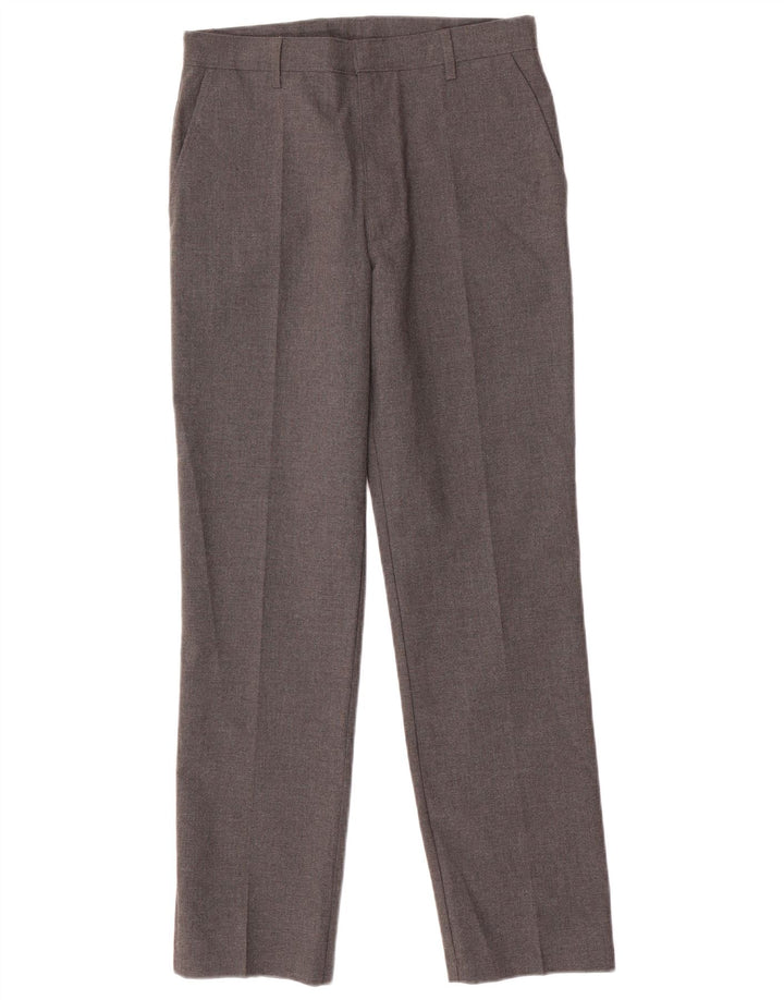 Calças Marks & Spencer Boys Suit 12-13 Anos W28 L28 Cinza Poliéster