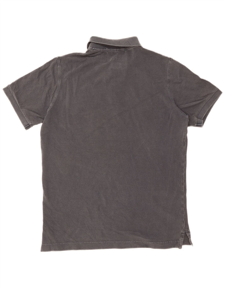 US Polo Assn. Camisa polo masculina algodão cinza médio